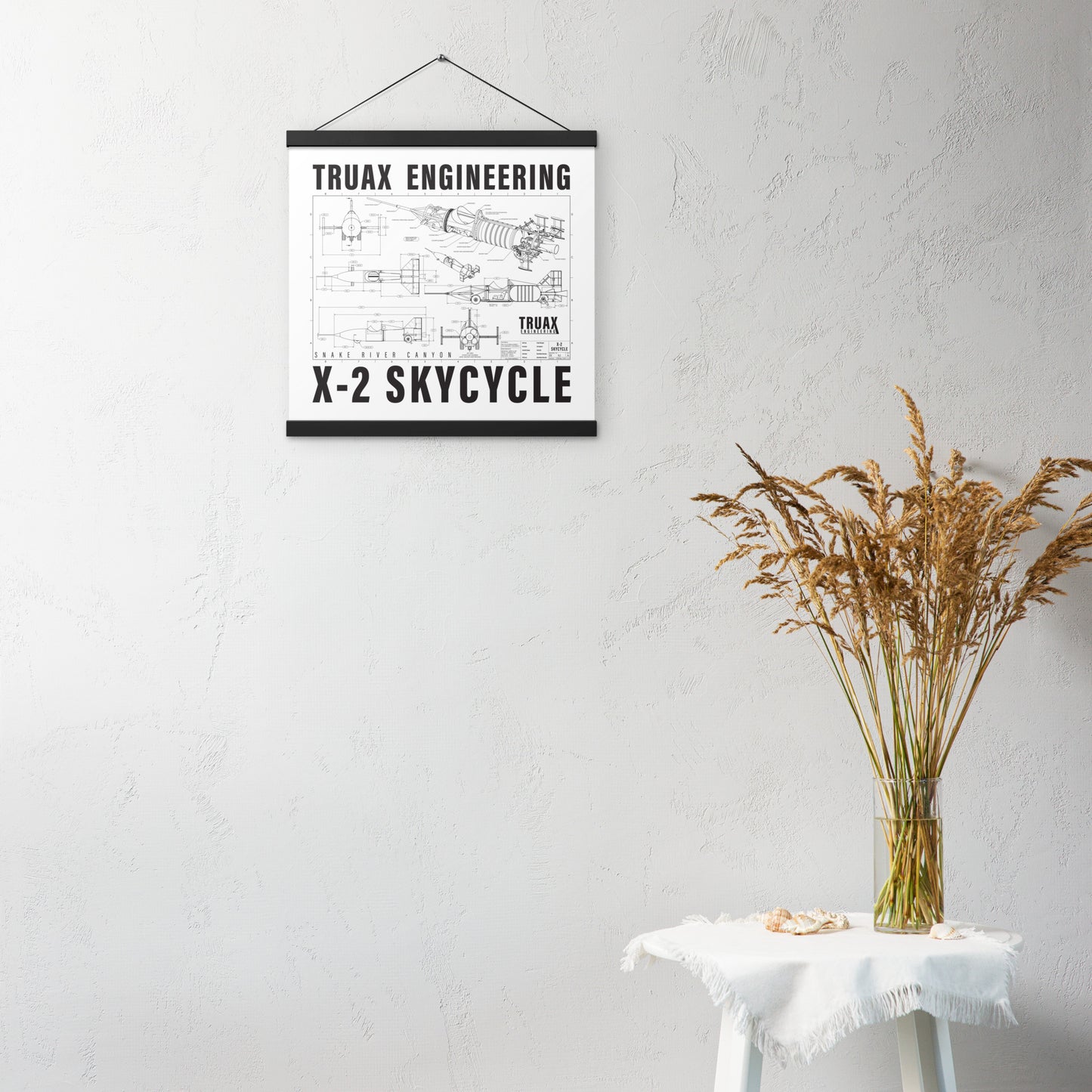 Poster with hangers Truax