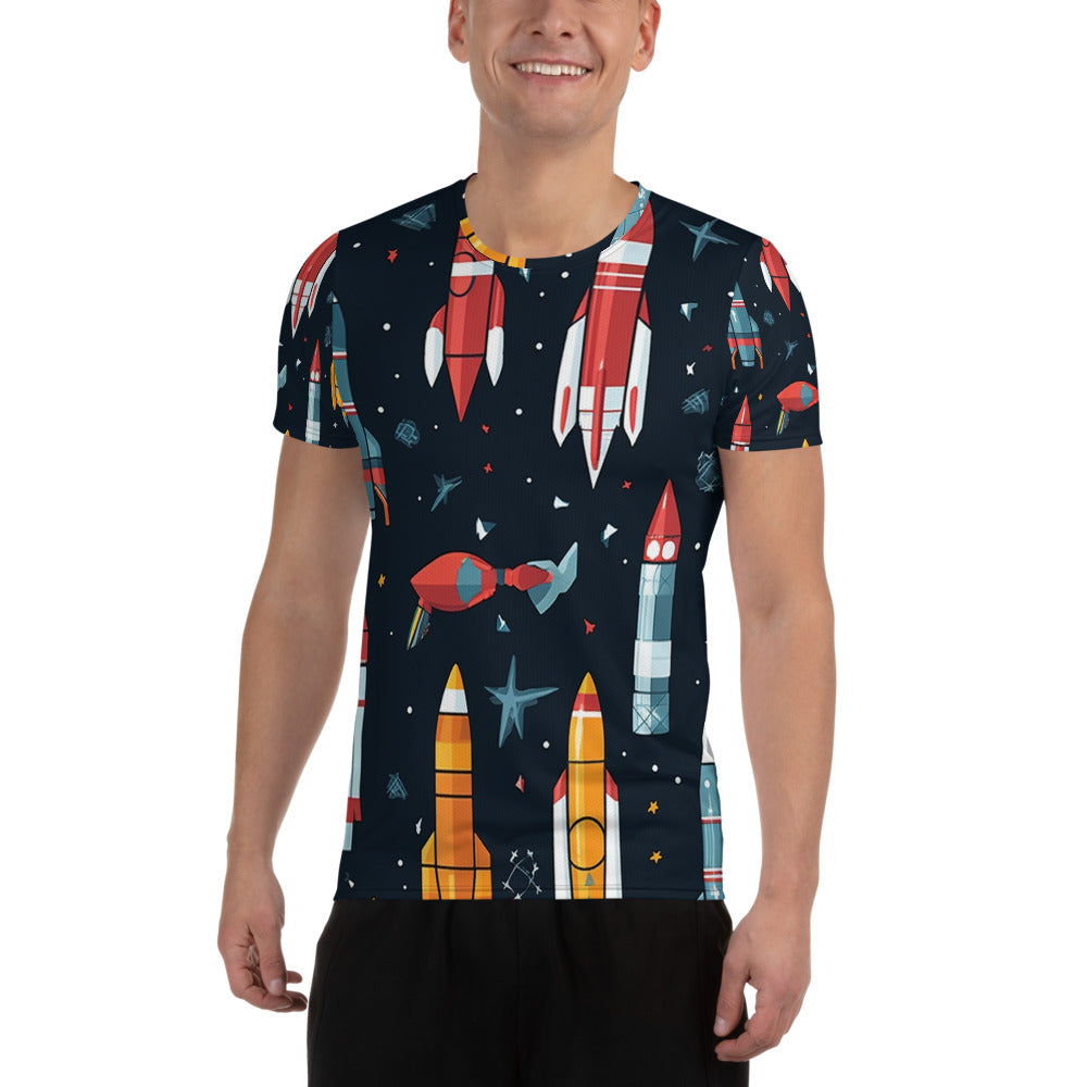 All-Over Print Men's Athletic T-shirt