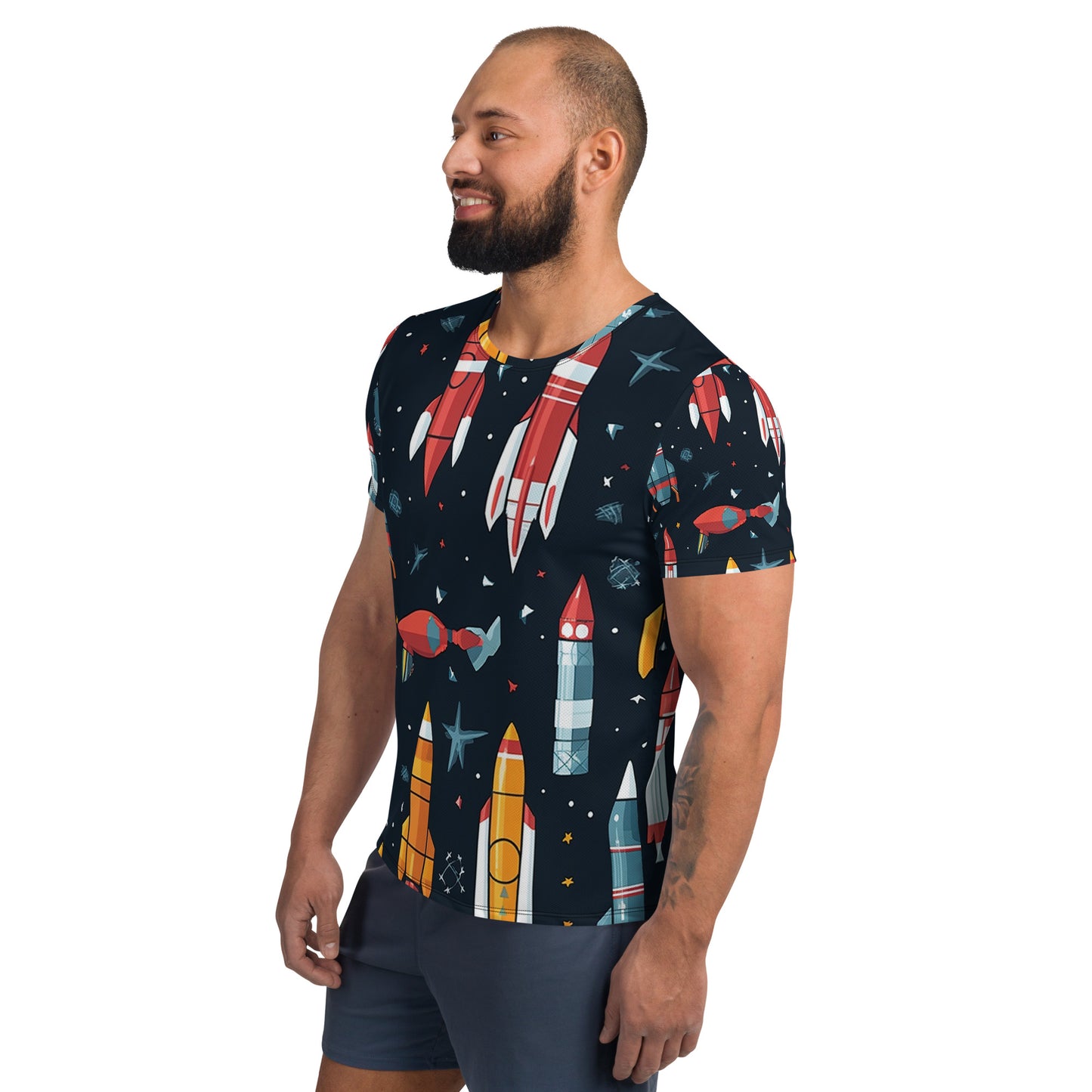 All-Over Print Men's Athletic T-shirt