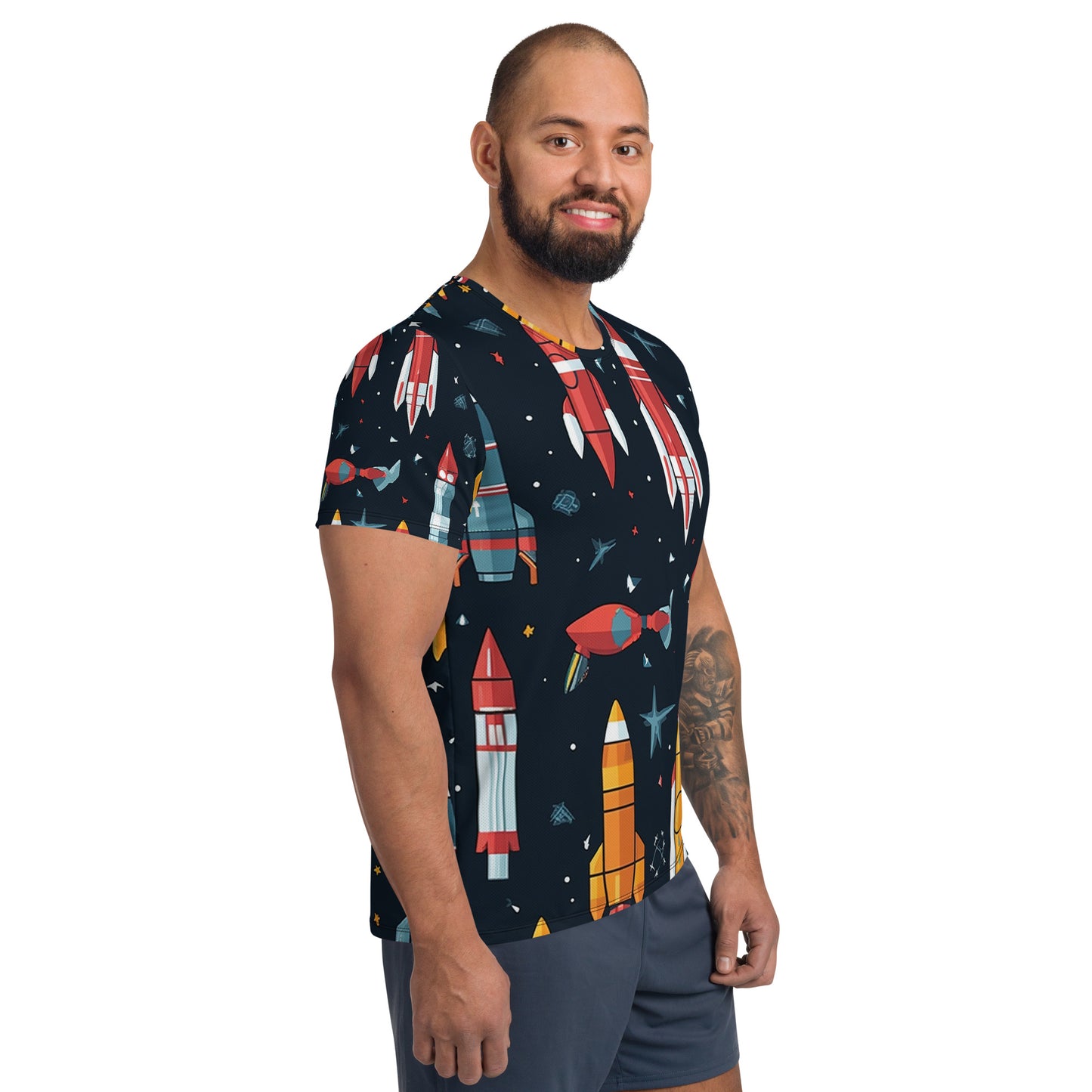 All-Over Print Men's Athletic T-shirt