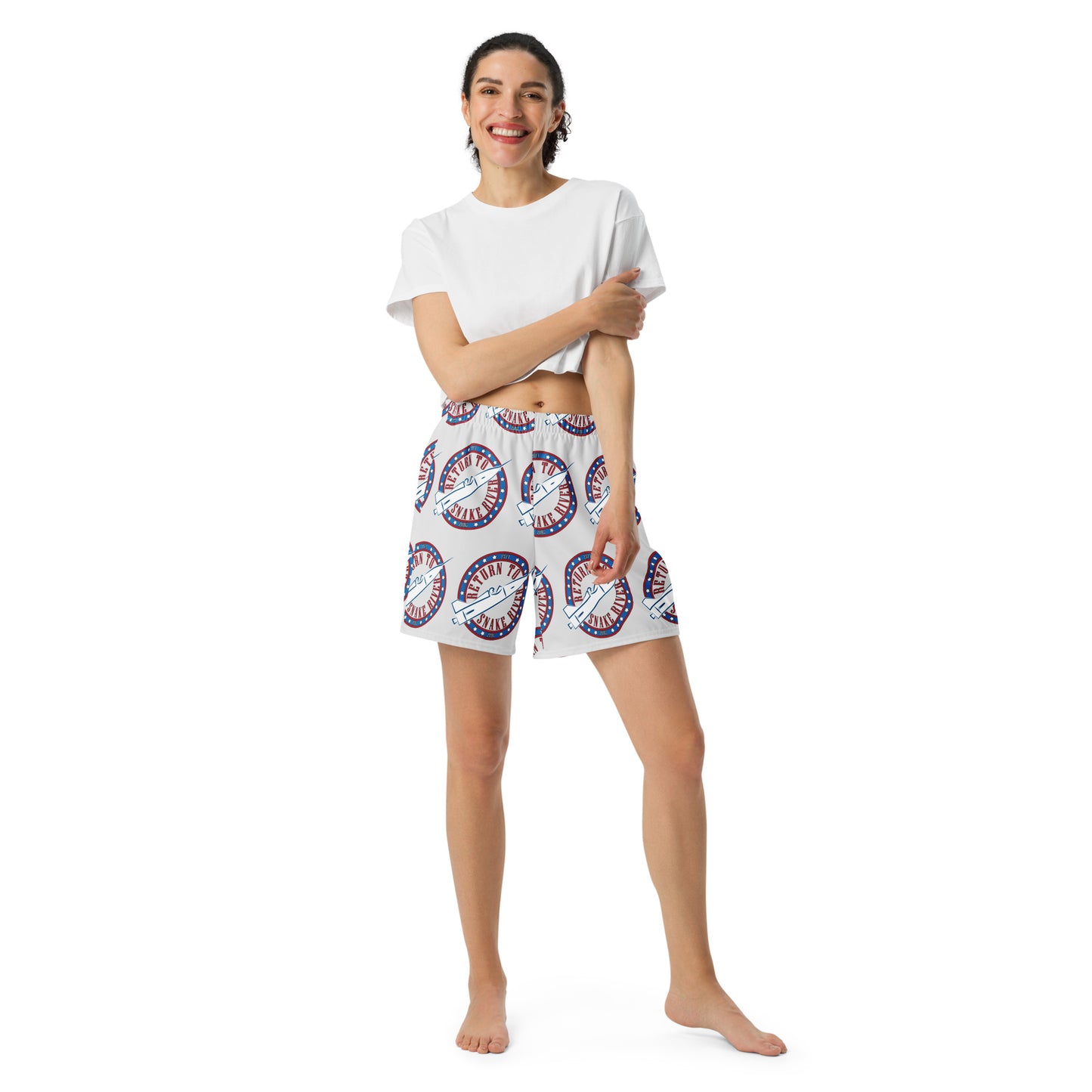 All-Over Print Unisex Athletic Long Shorts