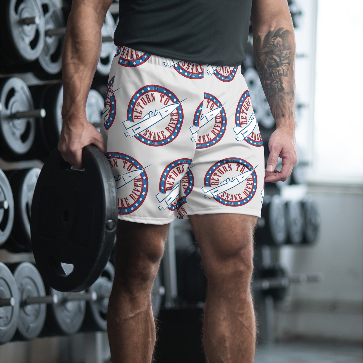 All-Over Print Unisex Athletic Long Shorts