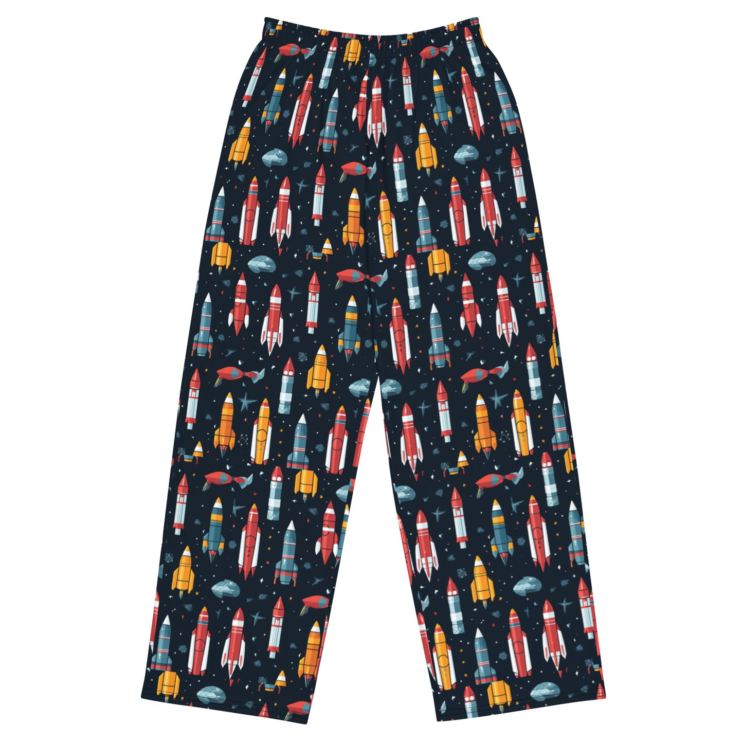 All-over print unisex wide-leg pants