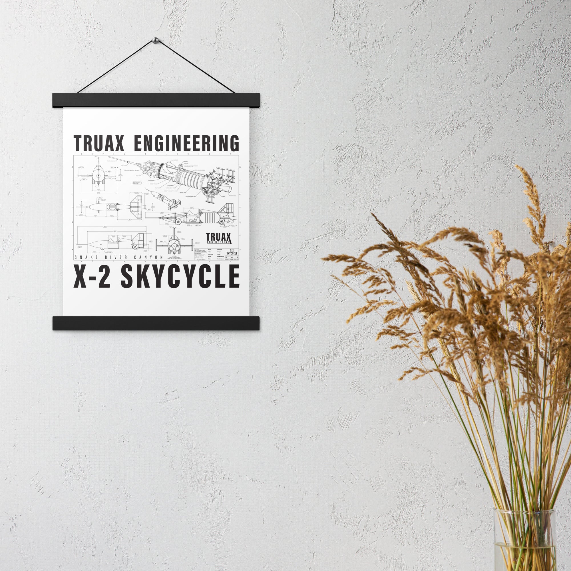 Poster with hangers Truax