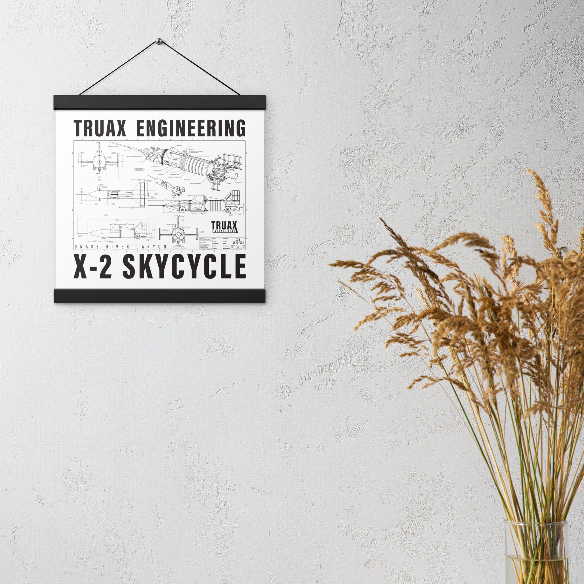Poster with hangers Truax