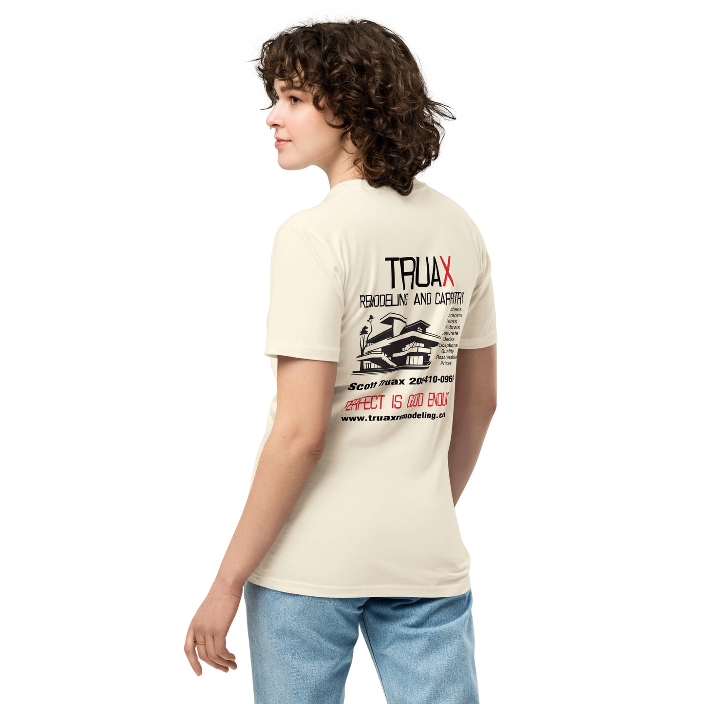 Unisex premium t-shirt Truax Remodeling